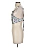 Motel 100% Polyester Silver Sleeveless Top Size S - photo 5
