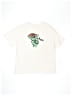 Volcom 100% Cotton Print Ivory Short Sleeve T-Shirt Size 14 - photo 1