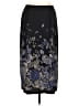 I.N. Studio 100% Polyester Print Black Formal Skirt Size L - photo 1