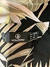 Volcom 100% Viscose Tropical Black Short Sleeve Blouse Size 10 - photo 7