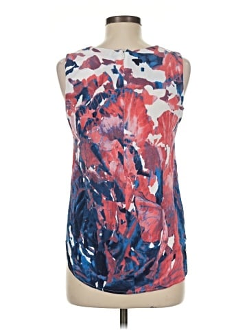 Rose + Olive Sleeveless Blouse (view 2)