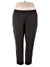 Eileen Fisher Solid Green Black Active Pants Size 3X - photo 1