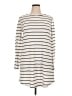 Shein 100% Rayon Stripes Ivory Black Casual Dress Size XL (tall) - photo 1