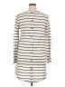 Shein 100% Rayon Stripes Ivory Black Casual Dress Size XL (tall) - photo 2