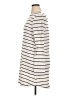 Shein 100% Rayon Stripes Ivory Black Casual Dress Size XL (tall) - photo 5