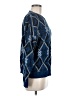 Le Tigre Argyle Blue Pullover Sweater Size M - photo 4