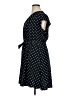 Maison Jules 100% Polyester Polka Dots Black Casual Dress Size XL - photo 5