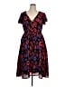 ModCloth 100% Polyester Hearts Blue Casual Dress Size XL - photo 1