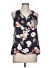 Hale Bob 100% Polyester Blue Sleeveless Blouse Size L - photo 1