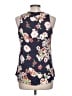 Hale Bob 100% Polyester Blue Sleeveless Blouse Size L - photo 2