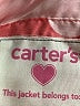 Carter's 100% Polyester Polka Dots Pink Raincoat 9-12 MO / 12 MO - photo 3