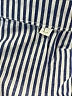 Unbranded Stripes Blue Long Sleeve Button-Down Shirt Size L - photo 7