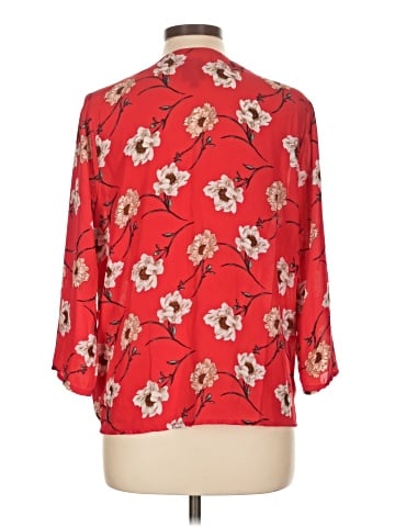 Bobeau 3/4 Sleeve Blouse (view 2)
