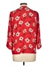 Bobeau 100% Polyester Red 3/4 Sleeve Blouse Size L - photo 2