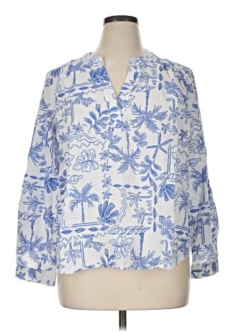 St. John's Bay 3/4 Sleeve Blouse (view 1)