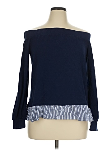 Halogen Long Sleeve Blouse (view 1)