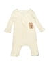 Unbranded Ivory Long Sleeve Onesie Size 0-3 mo (estimated) - photo 1