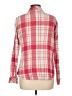 Sanctuary Plaid Pink Long Sleeve Button-Down Shirt Size L - photo 2