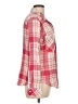 Sanctuary Plaid Pink Long Sleeve Button-Down Shirt Size L - photo 4