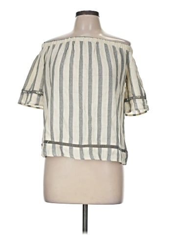 Listicle Short Sleeve Blouse (view 1)