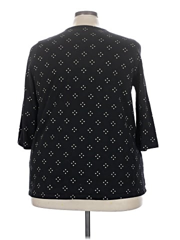 SUPREMA Essentials by Catherines 3/4 Sleeve T-Shirt (view 2)