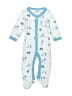 Assorted Brands Print Blue Long Sleeve Onesie Size 0-3 mo - photo 1