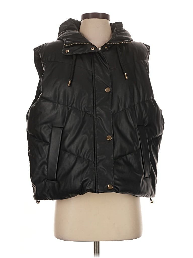 Pre-owned Zara Vest In Black