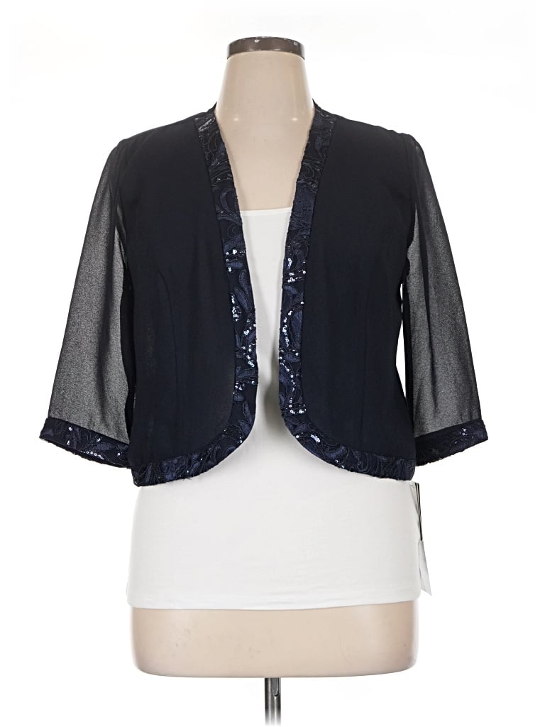 Pre-owned Maya Brooke Kimono In Blue