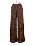 Forever 21 100% Rayon Animal Print Brown Casual Pants Size L - photo 2