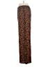Forever 21 100% Rayon Animal Print Brown Casual Pants Size L - photo 5