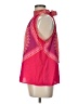 1.State 100% Polyester Pink Sleeveless Blouse Size L - photo 5