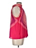 1.State 100% Polyester Pink Sleeveless Blouse Size L - photo 4