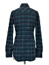 Burton 100% Polyester Argyle Green Long Sleeve Blouse Size XS - photo 2