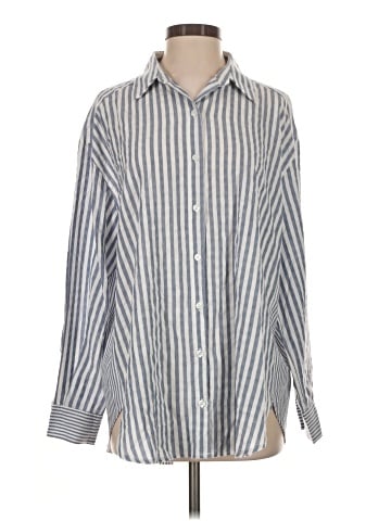 Koi Long Sleeve Button-Down Shirt (view 1)