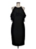 Calvin Klein 100% Polyester Black Cocktail Dress Size 8 - photo 1