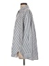 Koi Stripes Silver Long Sleeve Button-Down Shirt Size S - photo 5