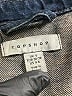 Topshop 100% Cotton Blue Denim Jacket Size 4 - photo 6