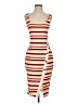 Express Stripes White Casual Dress Size S - photo 1