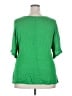 Unbranded Green Short Sleeve Blouse Size 3XL - photo 2