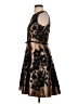 Taylor Animal Print Brown Black Cocktail Dress Size 2 - photo 5