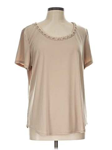 Susan Graver Short Sleeve Blouse (view 1)