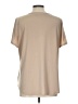 Susan Graver Tan Short Sleeve Blouse Size L - photo 2