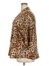 Calvin Klein Animal Print Tan 3/4 Sleeve Blouse Size XXL (estimated) - photo 5