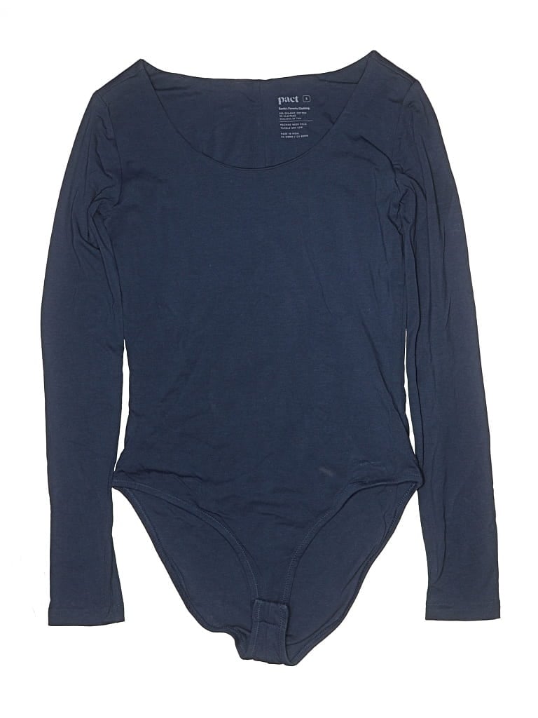 Pre-owned Pact Bodysuit In Blue