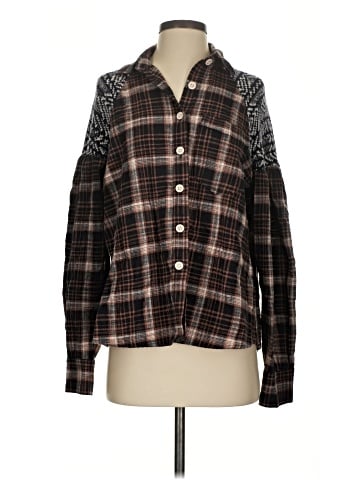 Free People Long Sleeve Button-Down Shirt (view 1)