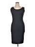 St. John Solid Gray Cocktail Dress Size 14 - photo 1