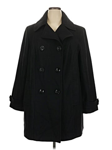 Anne Klein Wool Coat (view 1)
