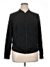 Zella Solid Black Track Jacket Size 1X - photo 1