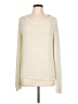 Vero Moda Solid Ivory Pullover Sweater Size L - photo 1