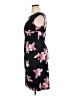 Connected Apparel Floral Black Cocktail Dress Size 14 - photo 5